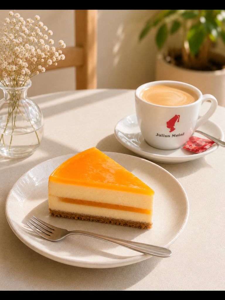 Cheesecake ve kahve